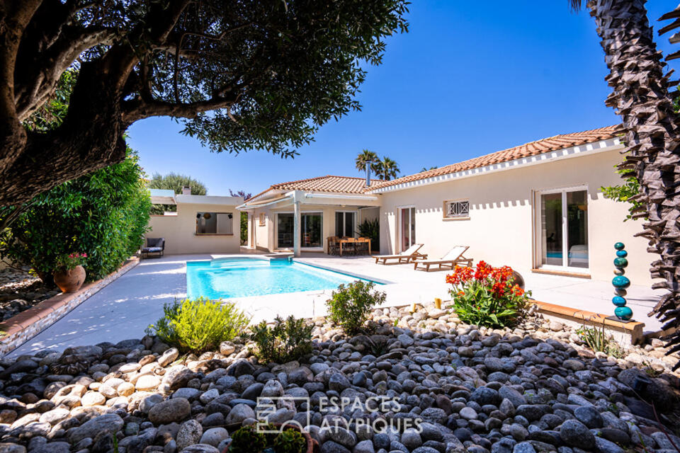 Villa contemporaine avec piscine et prestations haut de gamme près de Perpignan
