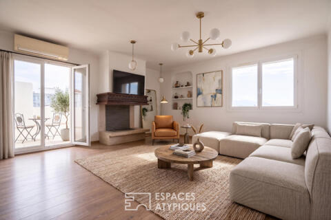 Appartement en dernier étage avec vue panoramique