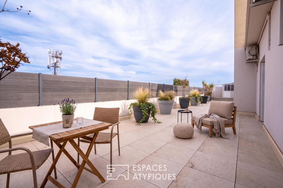Appartement en dernier étage avec vue panoramique