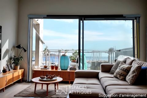 Appartement face à la mer de banyuls-sur-mer avec jardin privatif