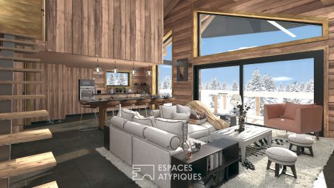 Chalet haut de gamme au pied des pistes