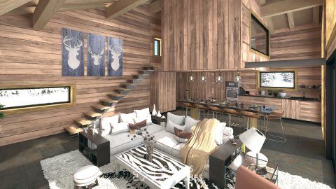 Chalet haut de gamme au pied des pistes
