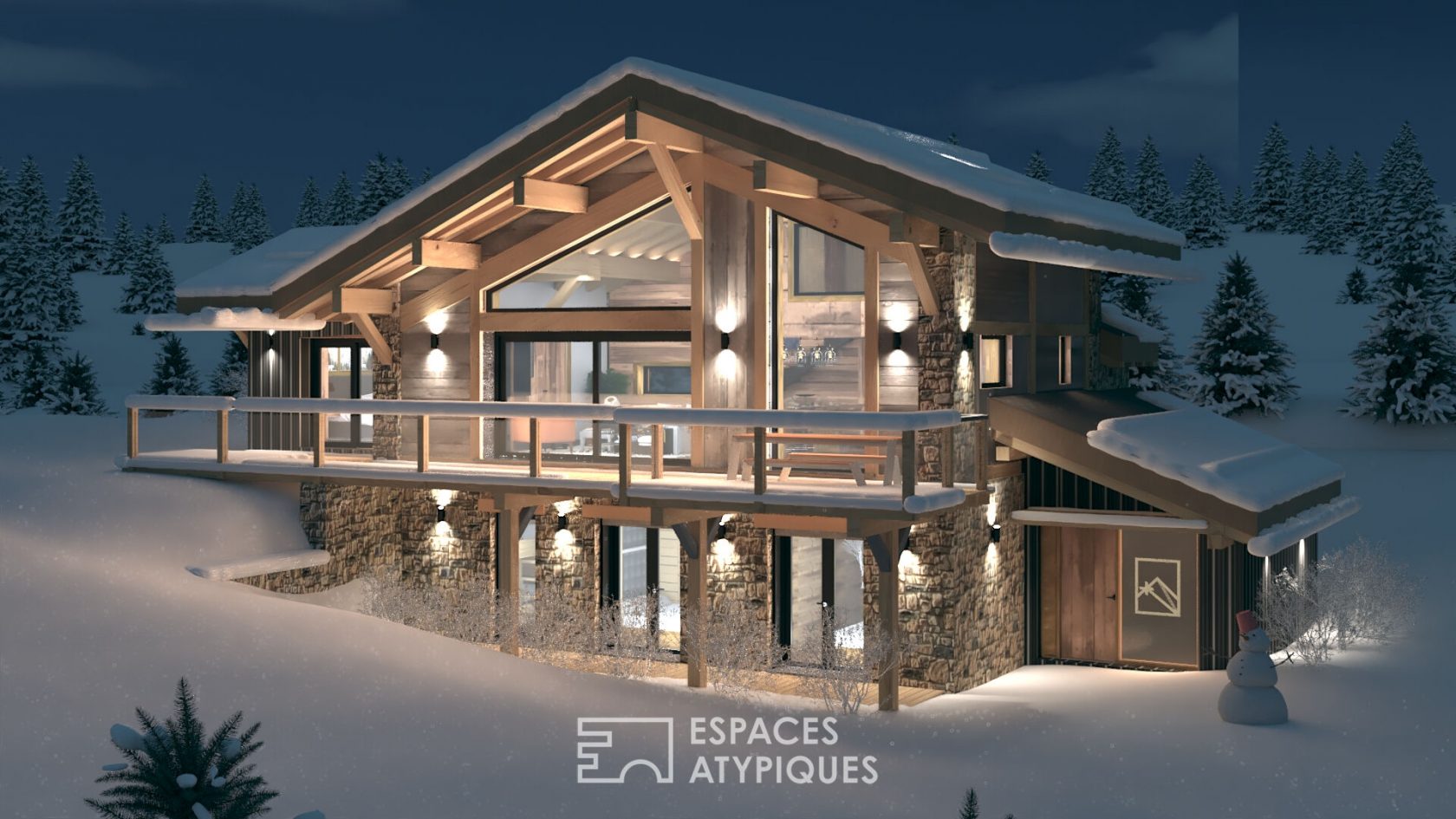 Chalet haut de gamme au pied des pistes