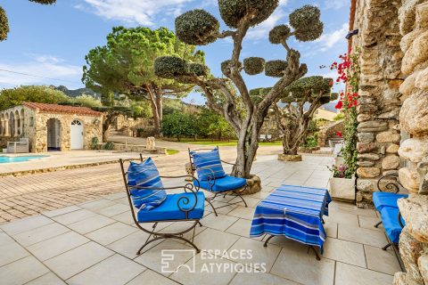 Character House with Landscaped Garden, Swimming Pool and View of the Albères