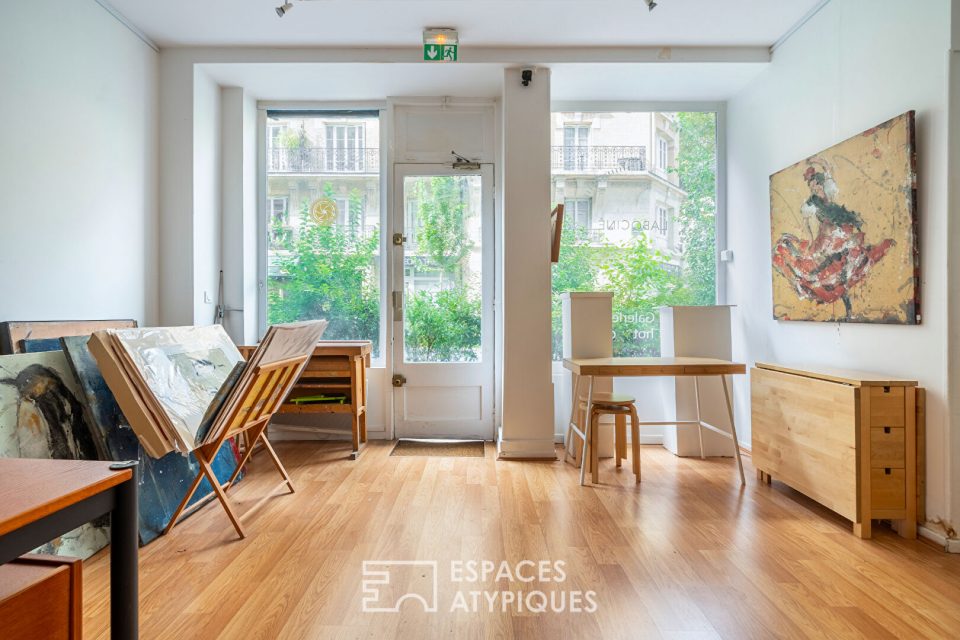 Galerie dans un local à usage commercial