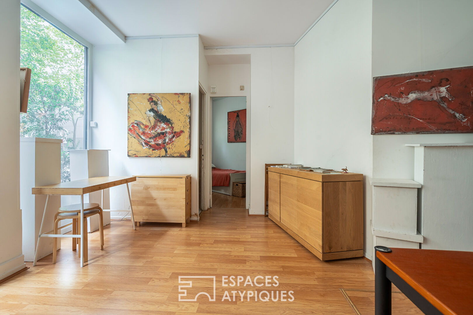 Galerie dans un local à usage commercial