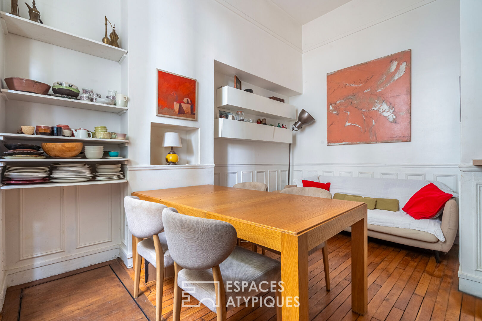 Appartement et local avec cour privative