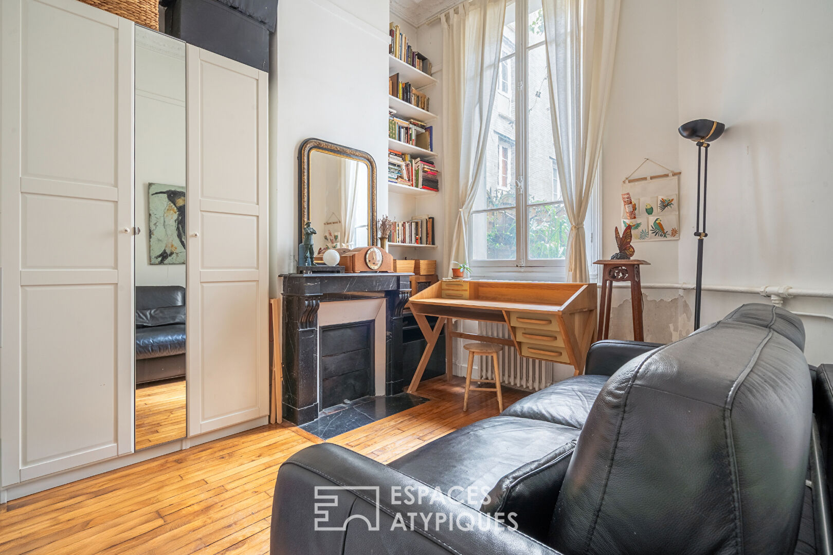 Appartement et local avec cour privative