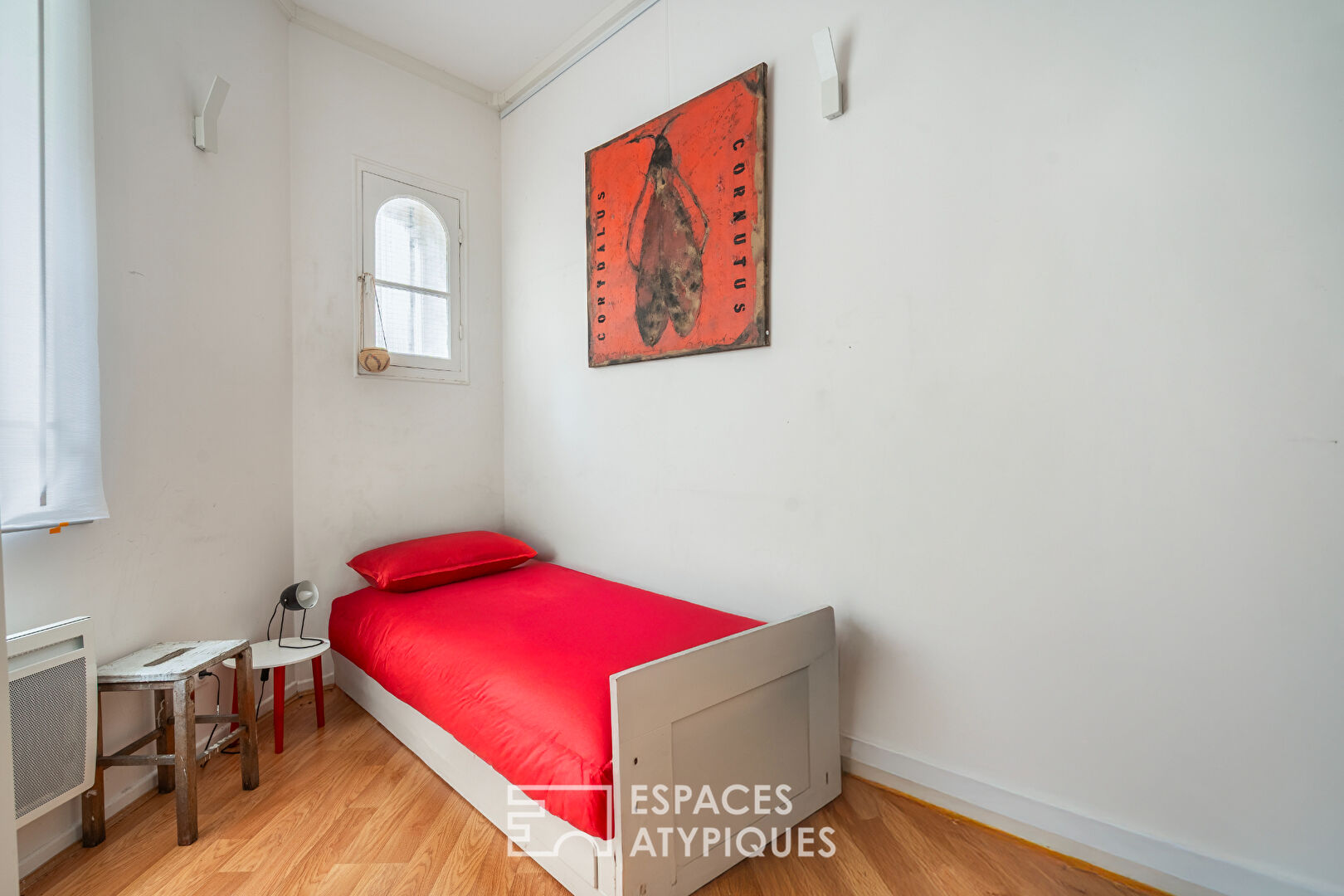 Appartement et local avec cour privative