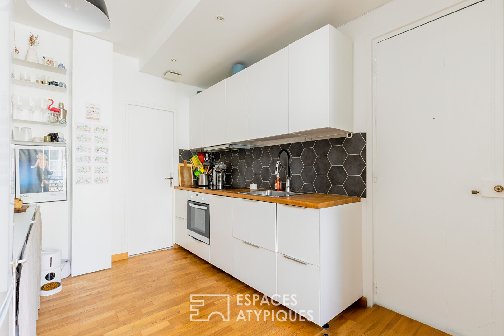 Duplex baigné de lumière à deux pas du marché d’Aligre