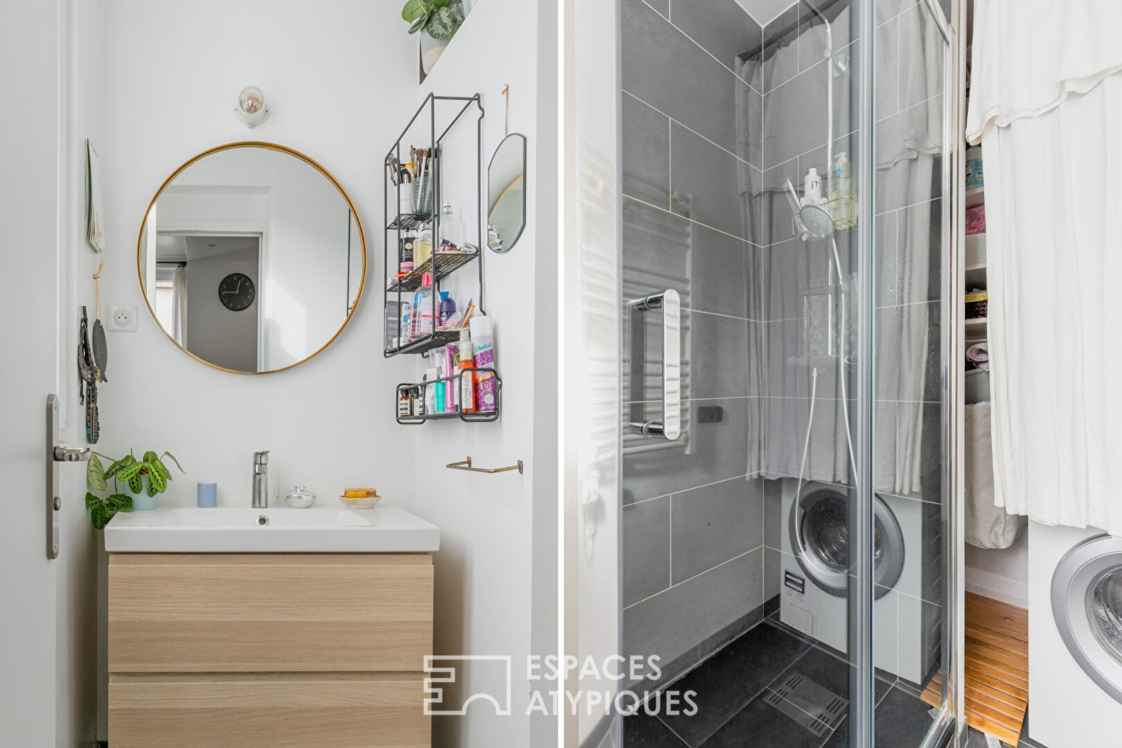 Duplex baigné de lumière à deux pas du marché d’Aligre
