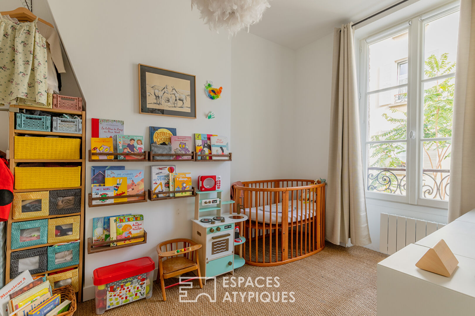 Duplex baigné de lumière à deux pas du marché d’Aligre