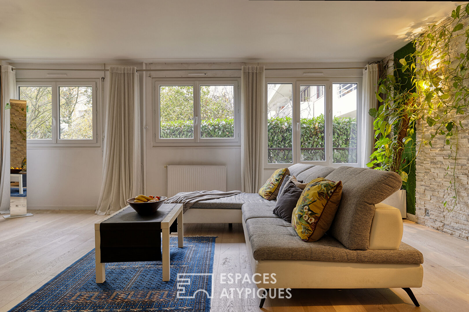 Duplex en rez-de-jardin avec terrasse