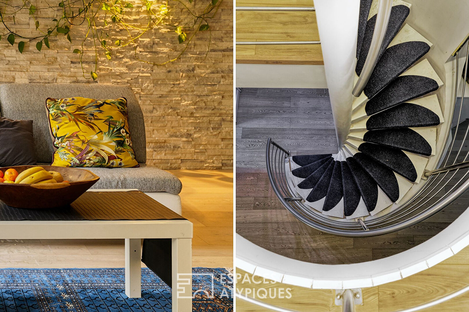 Duplex en rez-de-jardin avec terrasse