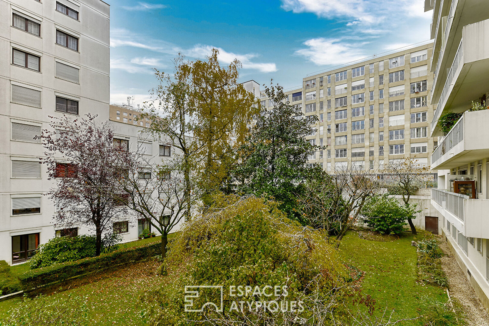 Duplex en rez-de-jardin avec terrasse