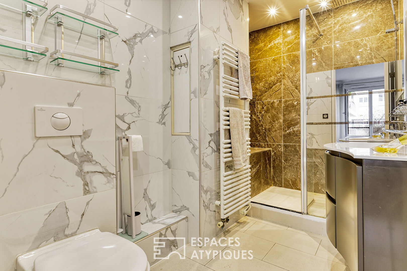 Duplex en rez-de-jardin avec terrasse