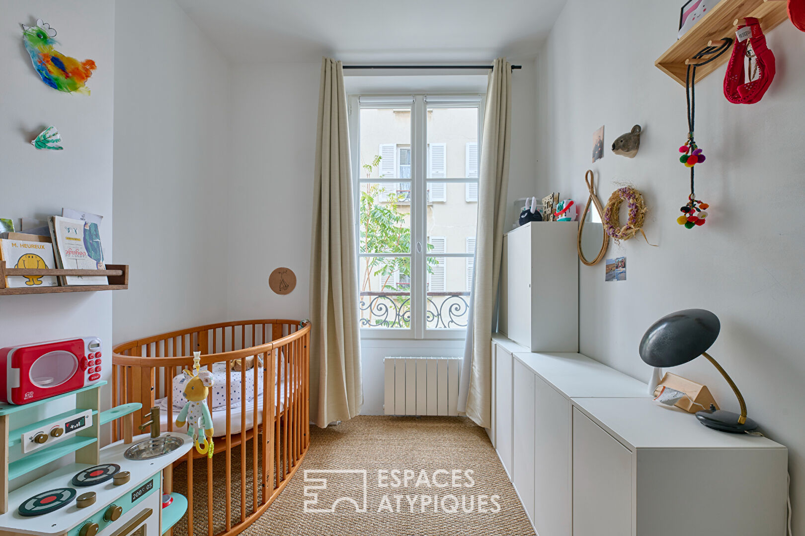 Duplex baigné de lumière à deux pas du marché d’Aligre