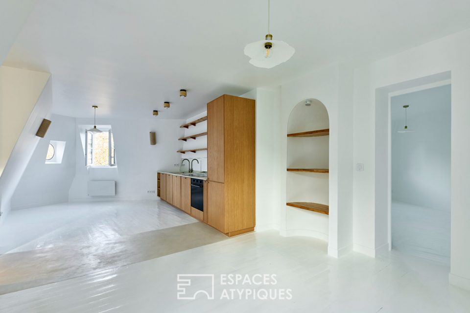 Dernier étage de charme refait par architecte