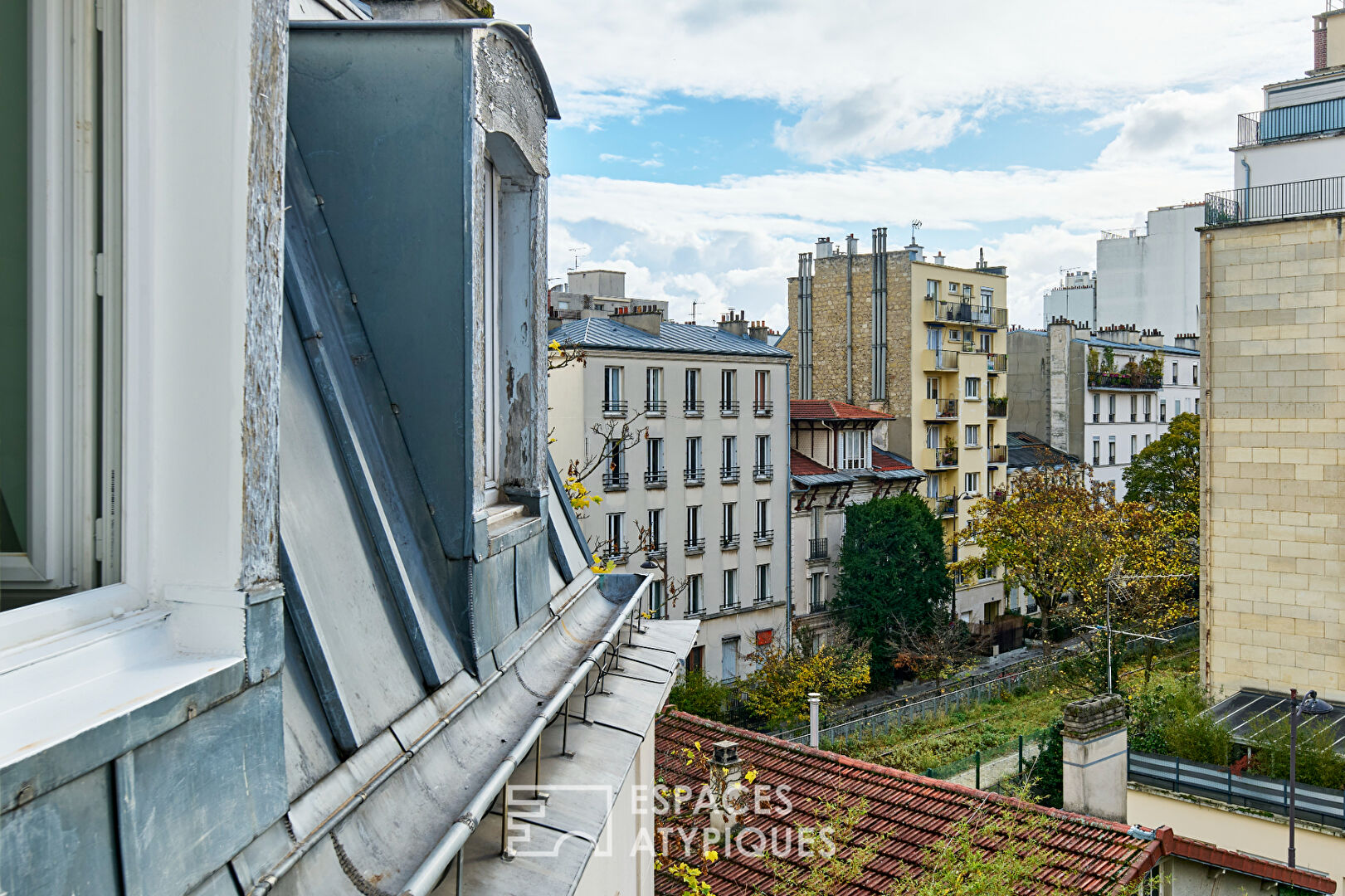 Dernier étage de charme refait par architecte
