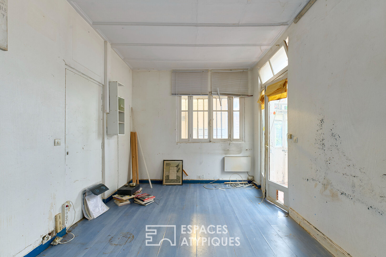 Ancien atelier avec jardin d&rsquo;hiver au Square Gardette