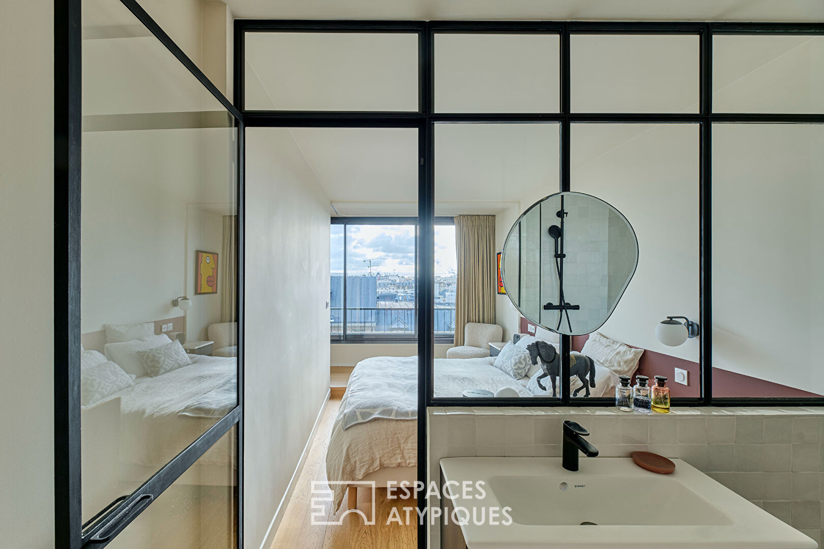 Appartement en étage élevé avec vue dégagée