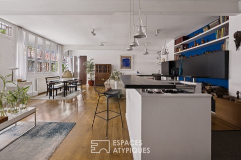 Ancien atelier au coeur d&rsquo;une cour Eiffel