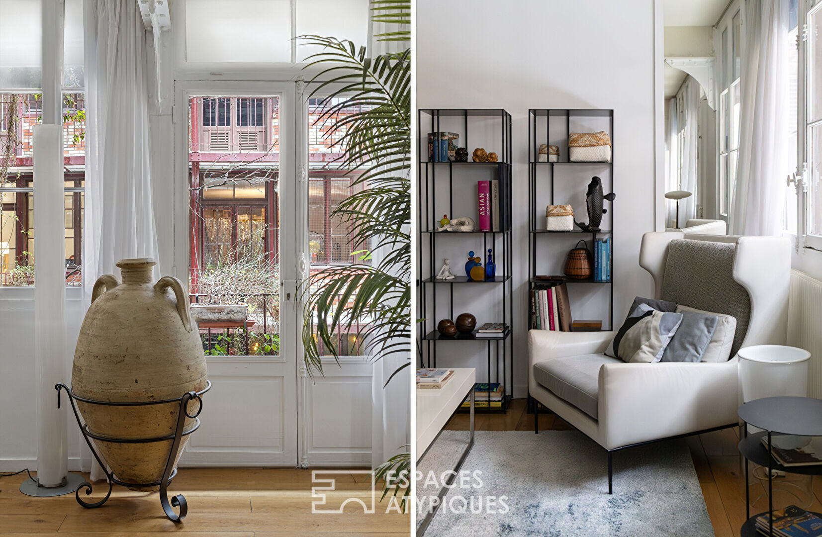 Ancien atelier au coeur d&rsquo;une cour Eiffel