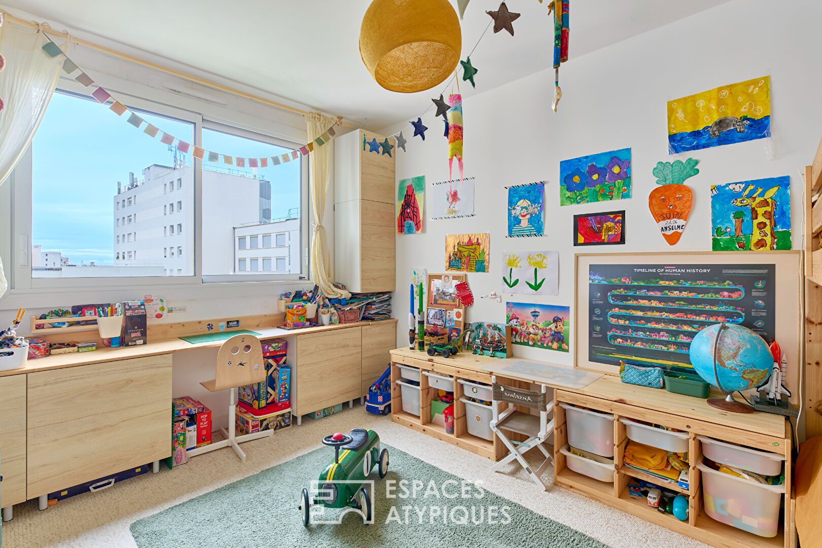 Appartement avec balcon entre ciel et cour