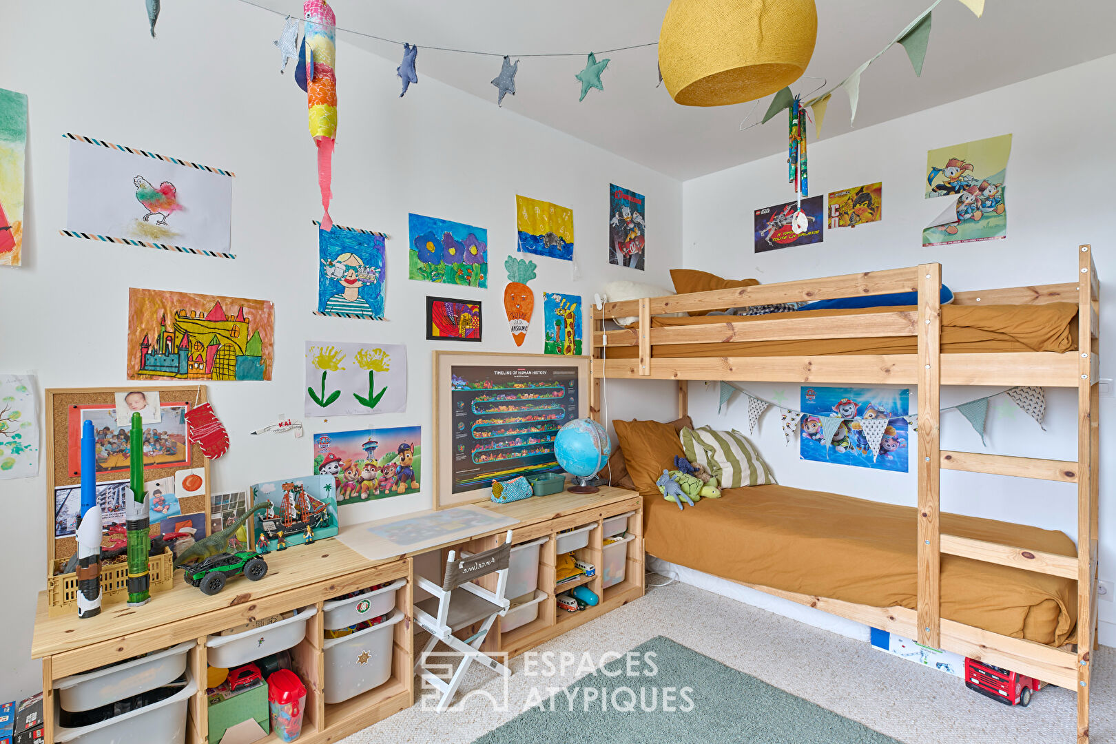 Appartement avec balcon entre ciel et cour