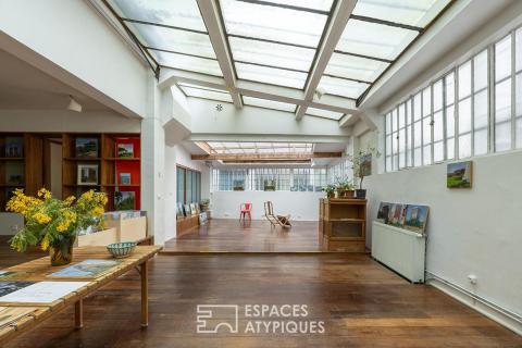 Atelier sous verrières à République