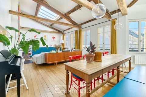 Appartement de charme en dernier étage