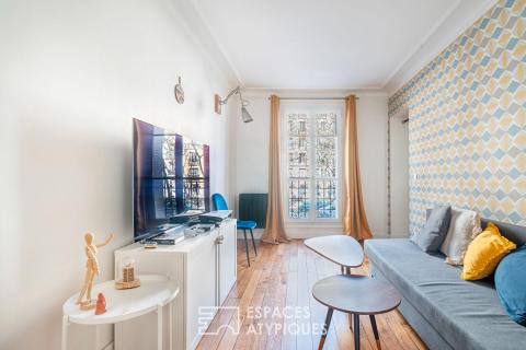 Appartement trois pièces pop au Père lachaise