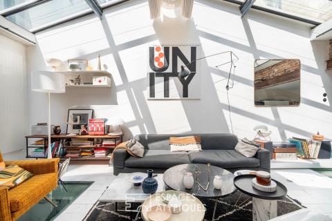 Loft de caractère au calme d&rsquo;une cour dans une ancienne fabrique de canapés