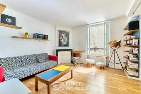 Triplex lumineux en dernier étage aux allures de maison perchée