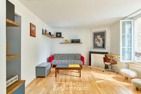 Triplex lumineux en dernier étage aux allures de maison perchée
