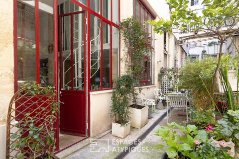 Former workshop renovated onto courtyard