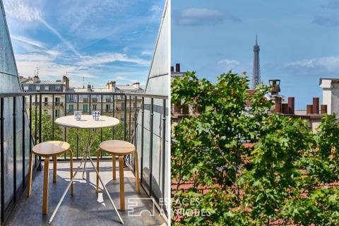 Dernier étage avec balconnets – Quartier Charonne