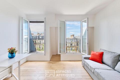 Dernier étage avec balconnets – Quartier Charonne