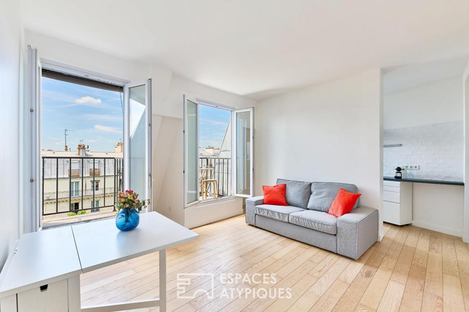 Dernier étage avec balconnets - Quartier Charonne