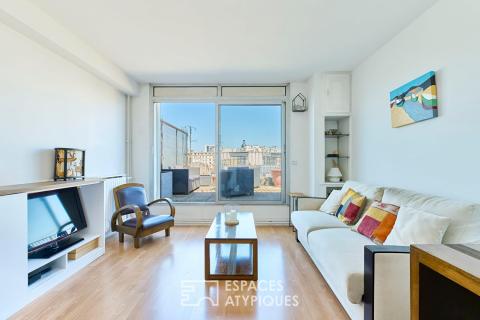 Appartement-terrasse avec vue panoramique sur Paris