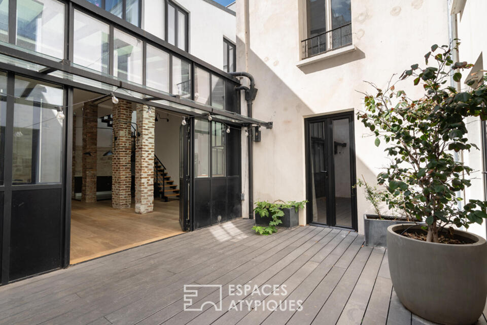 Loft avec terrasse aux deux derniers étages