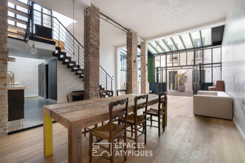 Loft avec terrasse aux deux derniers étages