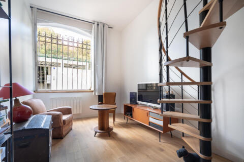 Studio esprit loft – Quartier Jourdain Ermitage