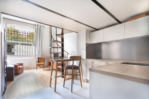 Studio esprit loft – Quartier Jourdain Ermitage