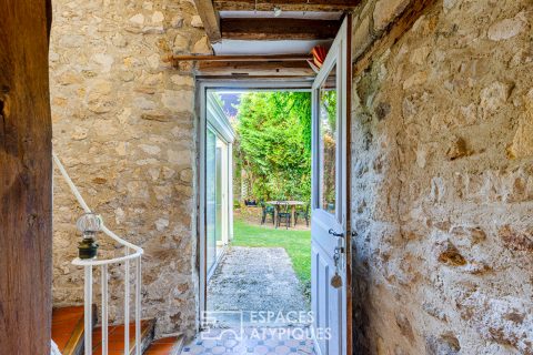 Ensemble immobilier comprenant 2 maisons de charme de 1800, au centre de Nointel à proximité de Presles