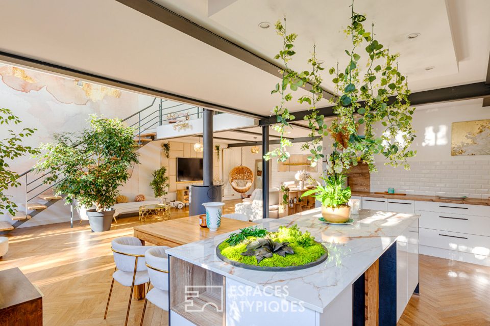 Héritage Industriel ! Loft d'Exception entre Ciel et Verdure à Argenteuil