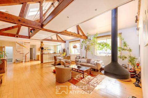 Loft magistral au calme absolu. À deux pas du lac et du centre-ville à Enghien-les-Bains