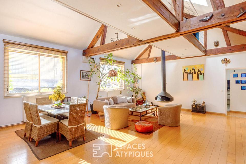 Loft magistral au calme absolu. À deux pas du lac et du centre-ville à Enghien-les-Bains