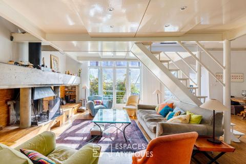 Alliance du XVIIe avec jardin et studio indépendant au coeur de Deuil-la-Barre