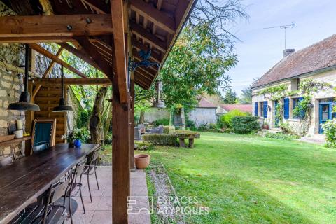 Maison de charme ancienne de plus de 150 m² au coeur du village authentique de Frouville